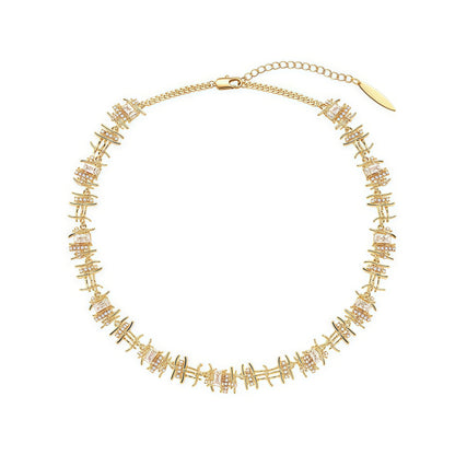 Galactic Lattice Necklace