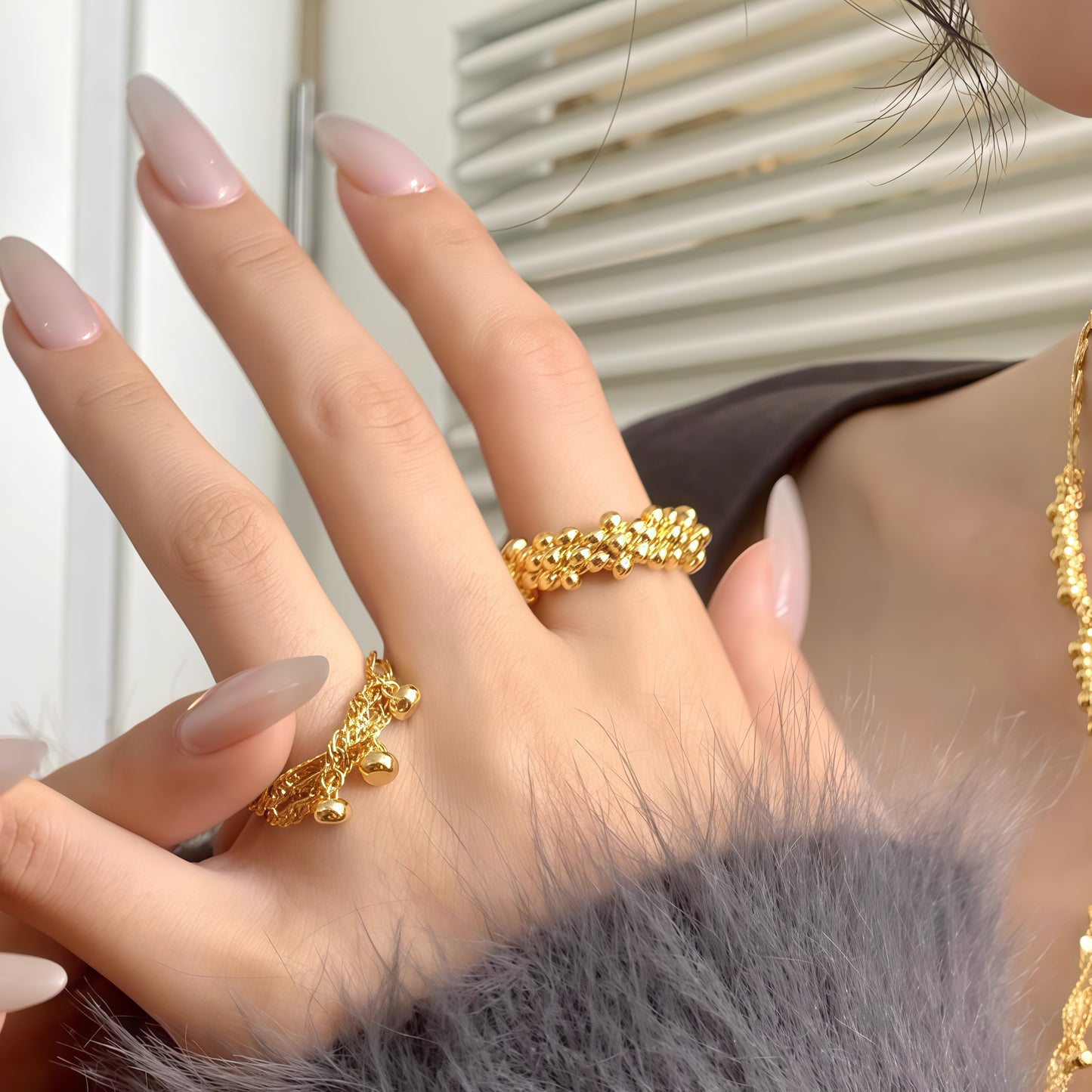 Rogue Chain Dangle Ring