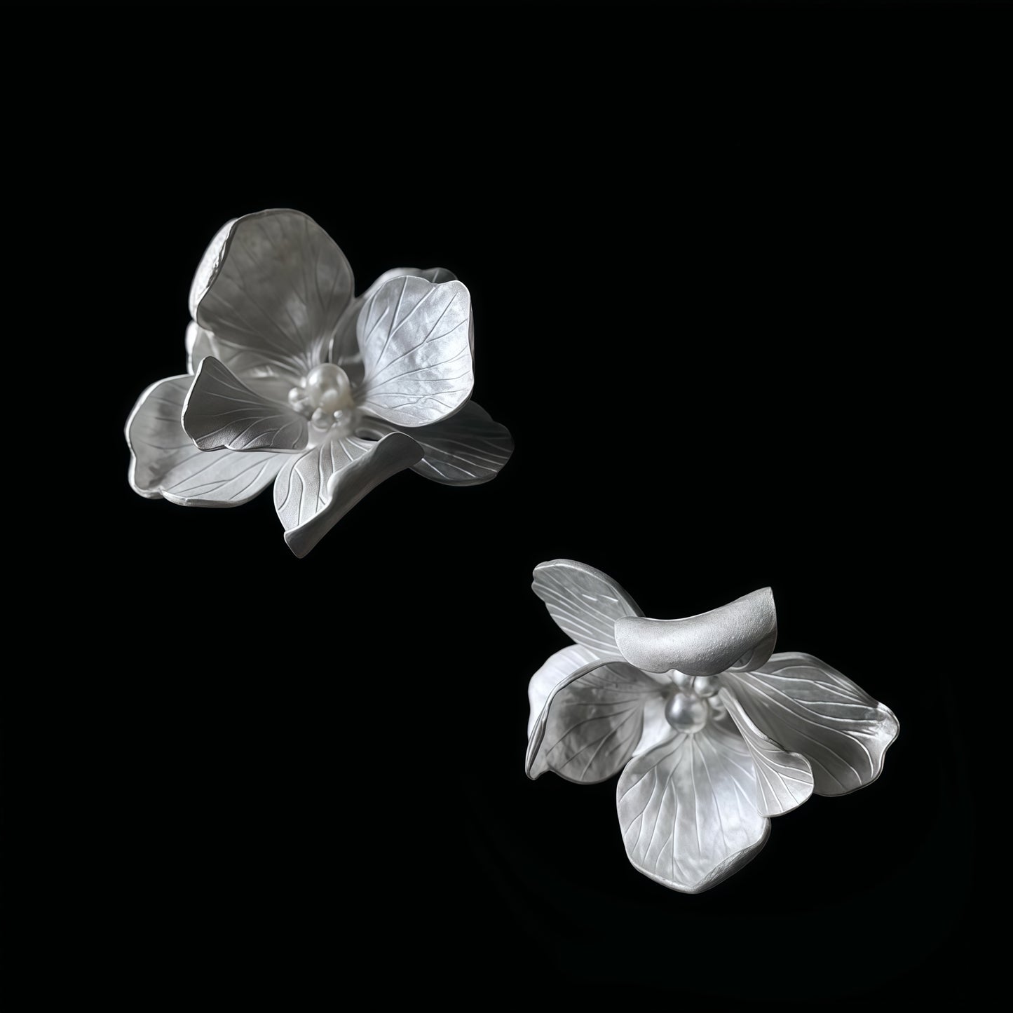 Gardenia Bloom Stud Earrings