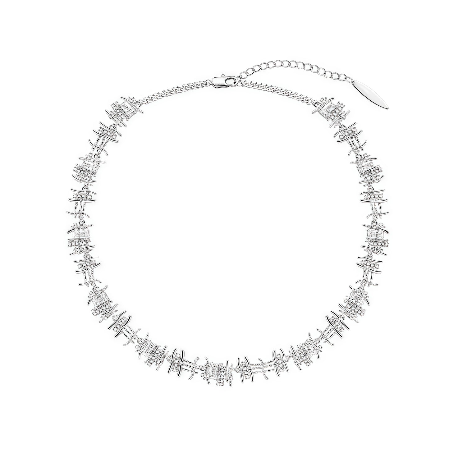 Galactic Lattice Necklace