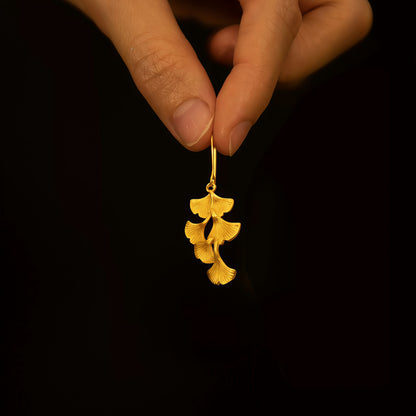 Ginkgo Cascade Earrings