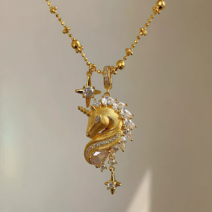Celestial Sovereign Horse Necklace