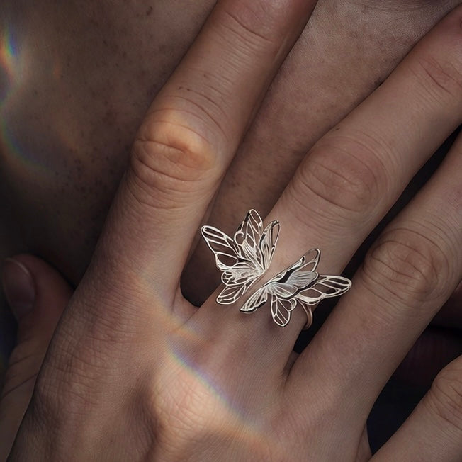 Butterfly Wing Dialogue Ring