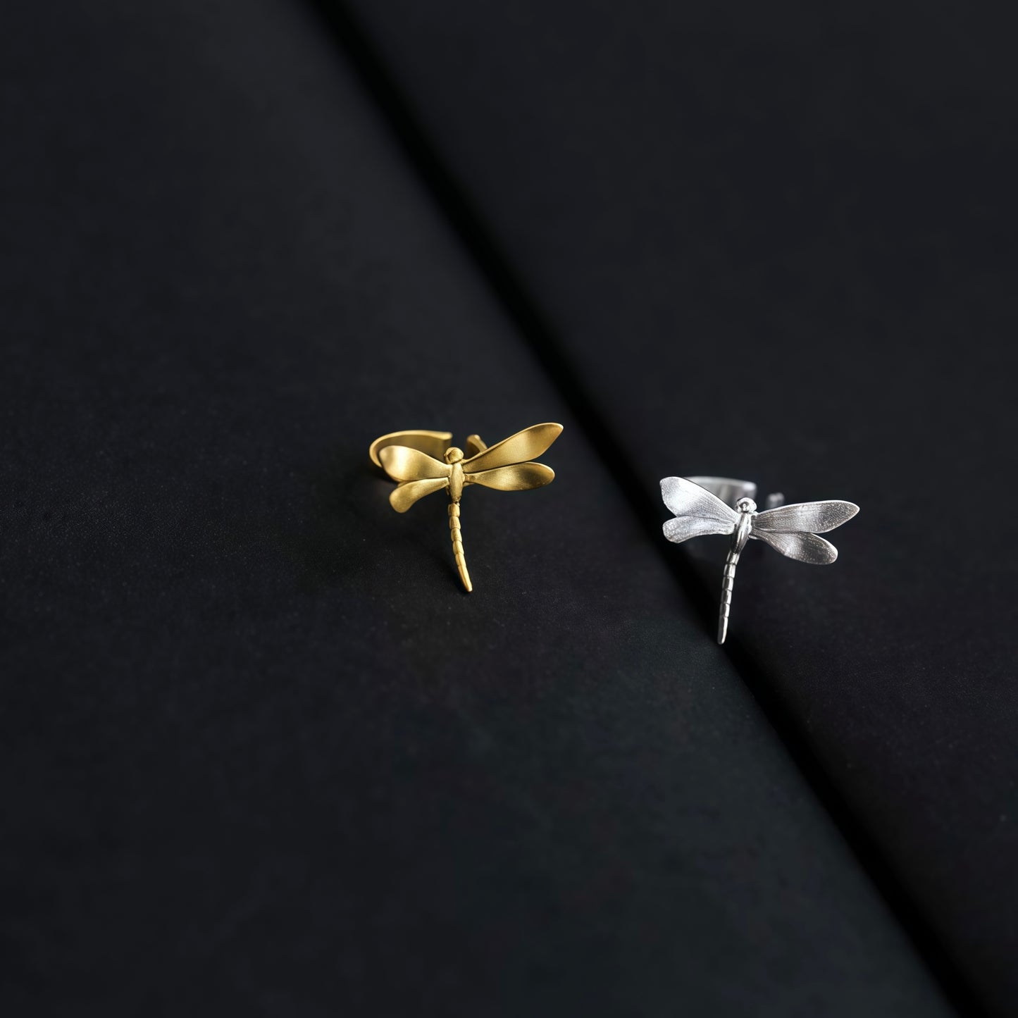 Dragonfly Hover Ear Cuffs