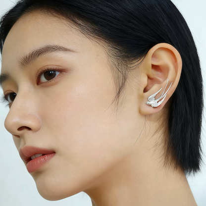 Swallow Form Earrings (30-Day Craft)