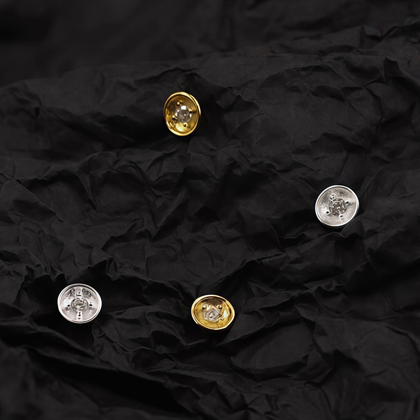 Cluster Drop Earrings (2-in-1 Style)