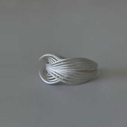 Interwoven Silver Ring