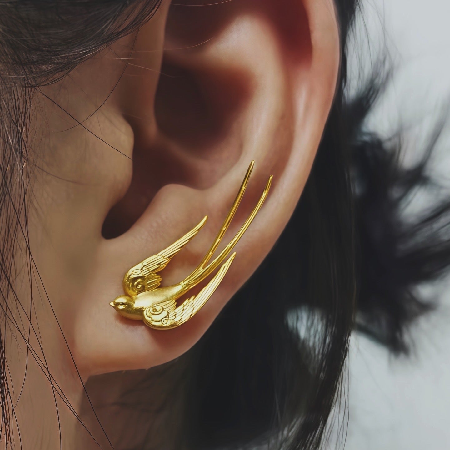 Swallow Form Earrings (30-Day Craft)