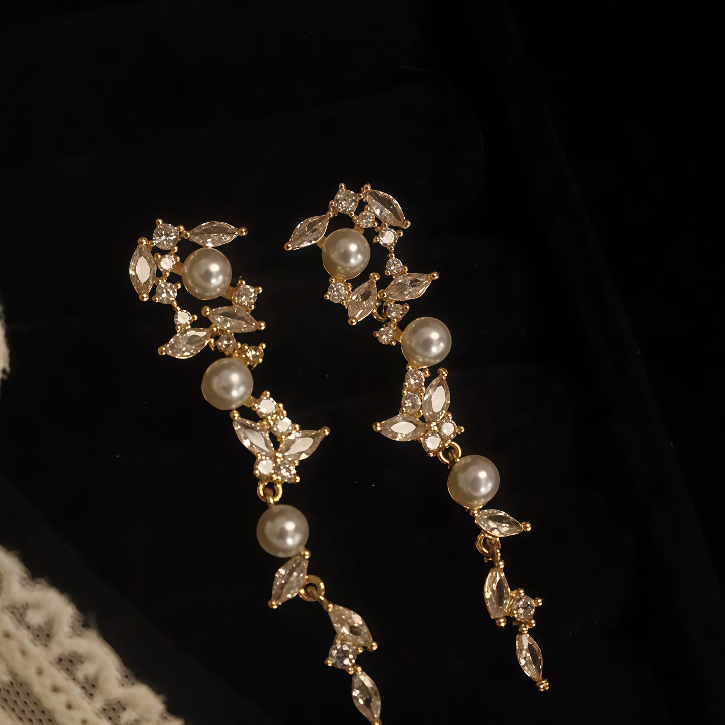 Celestial Bloom Drop Earrings