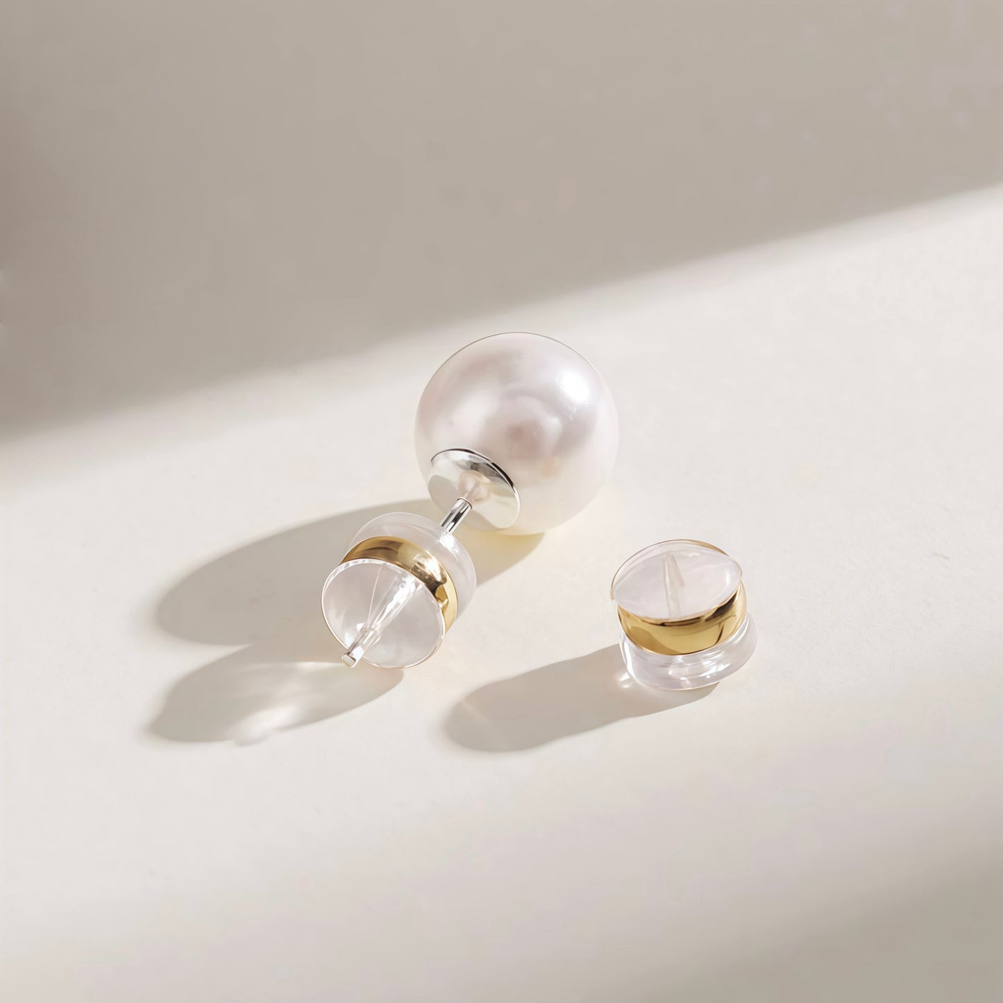 Silicone Earring Backs with Metal Core
