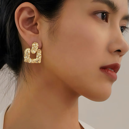 Golden Terrain Earrings