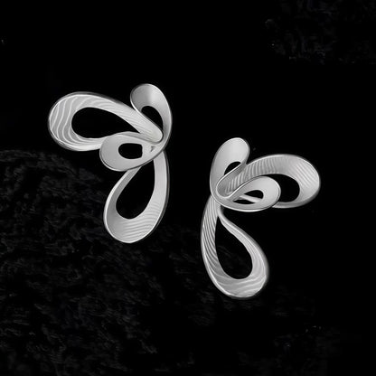 Cloudflow Silver Earrings
