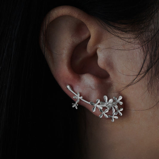 Osmanthus Arc Climber Earrings