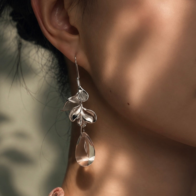 Dewdrop Botanical Earrings