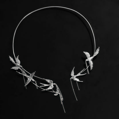 Swallow Constellation Necklace