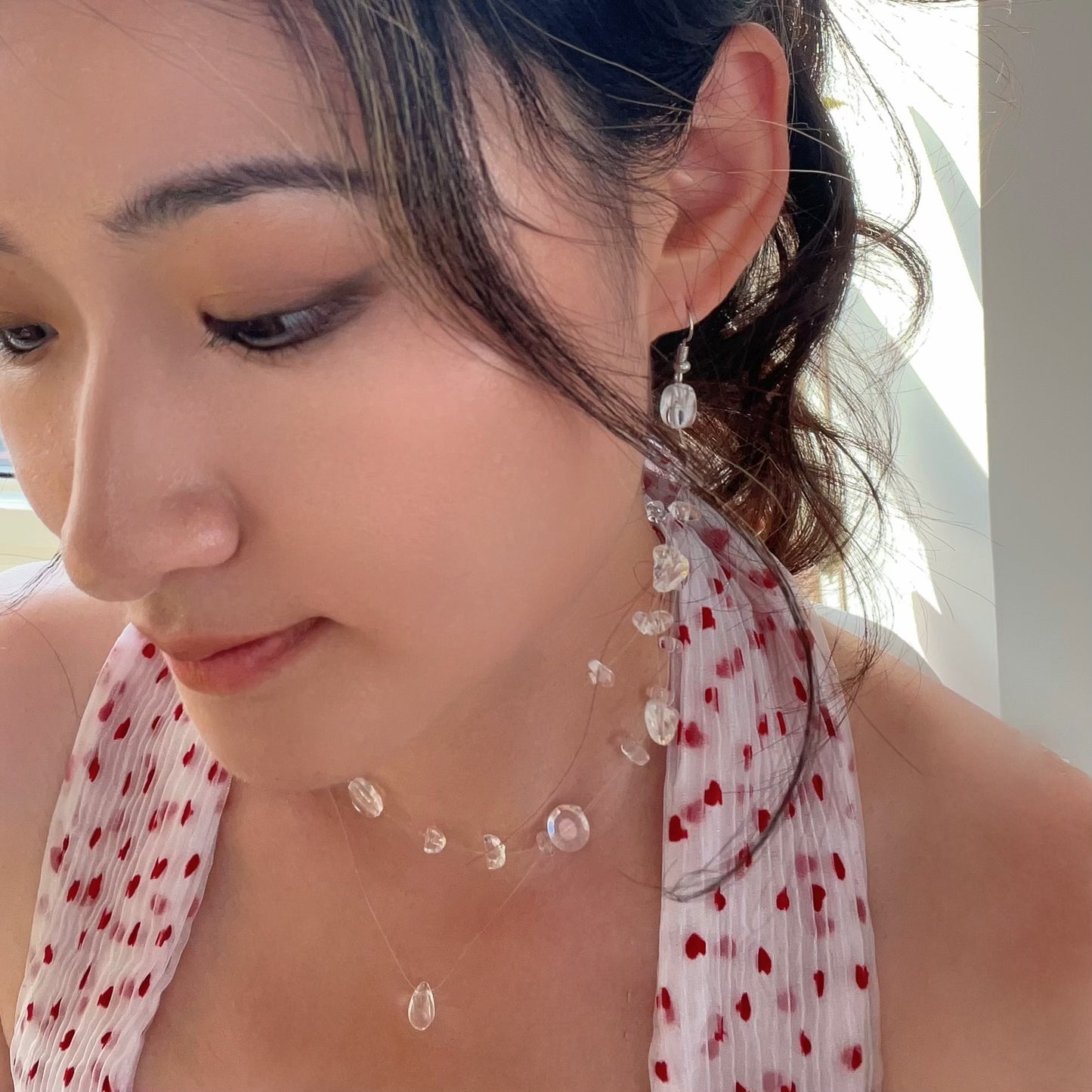 Floating Dewdrop Necklace