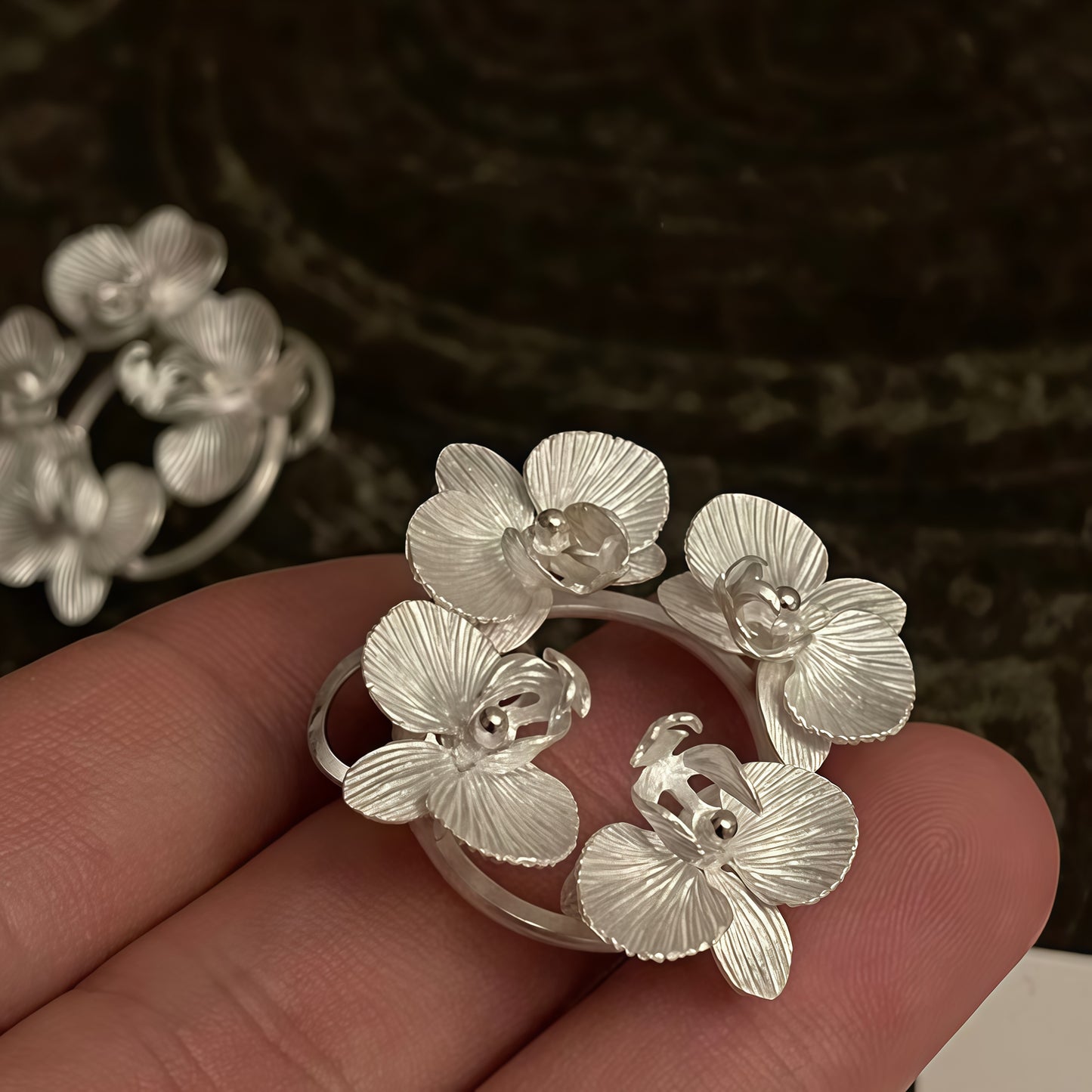 Orchid Halo Earrings