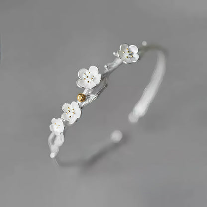Plum Blossom Branch Bangle