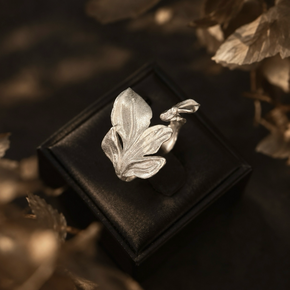 Becoming Leaf Ring
