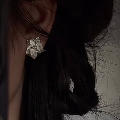 Gardenia Bloom Stud Earrings