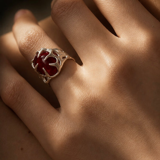 Crimson Core Ring