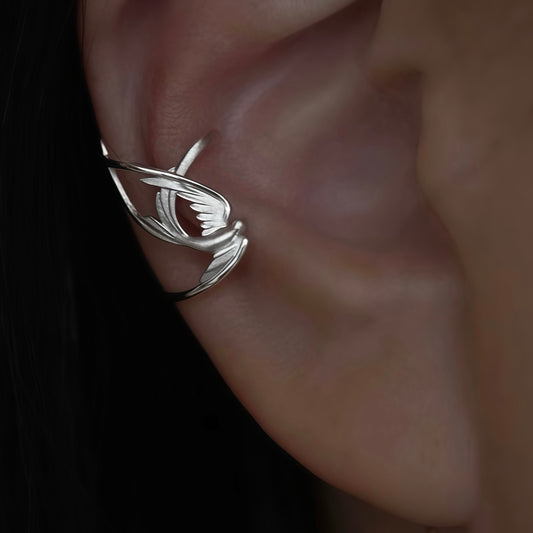 Swallow Instinct Ear Cuff