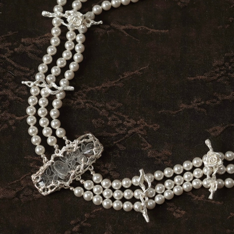 Moonlit Garden Necklace — Made to Order (30-Day Craft)