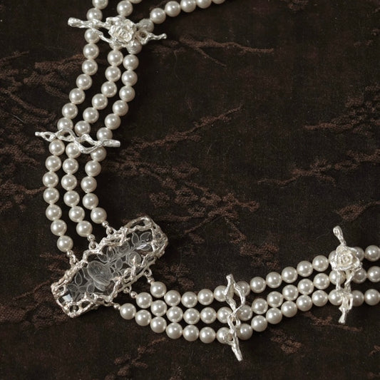 Moonlit Garden Necklace — Made to Order (30-Day Craft)