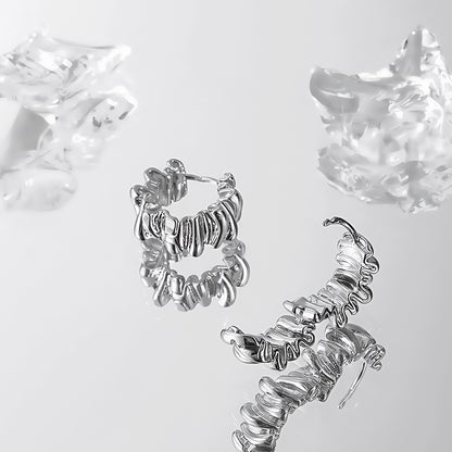 Ripple Gleam Earrings