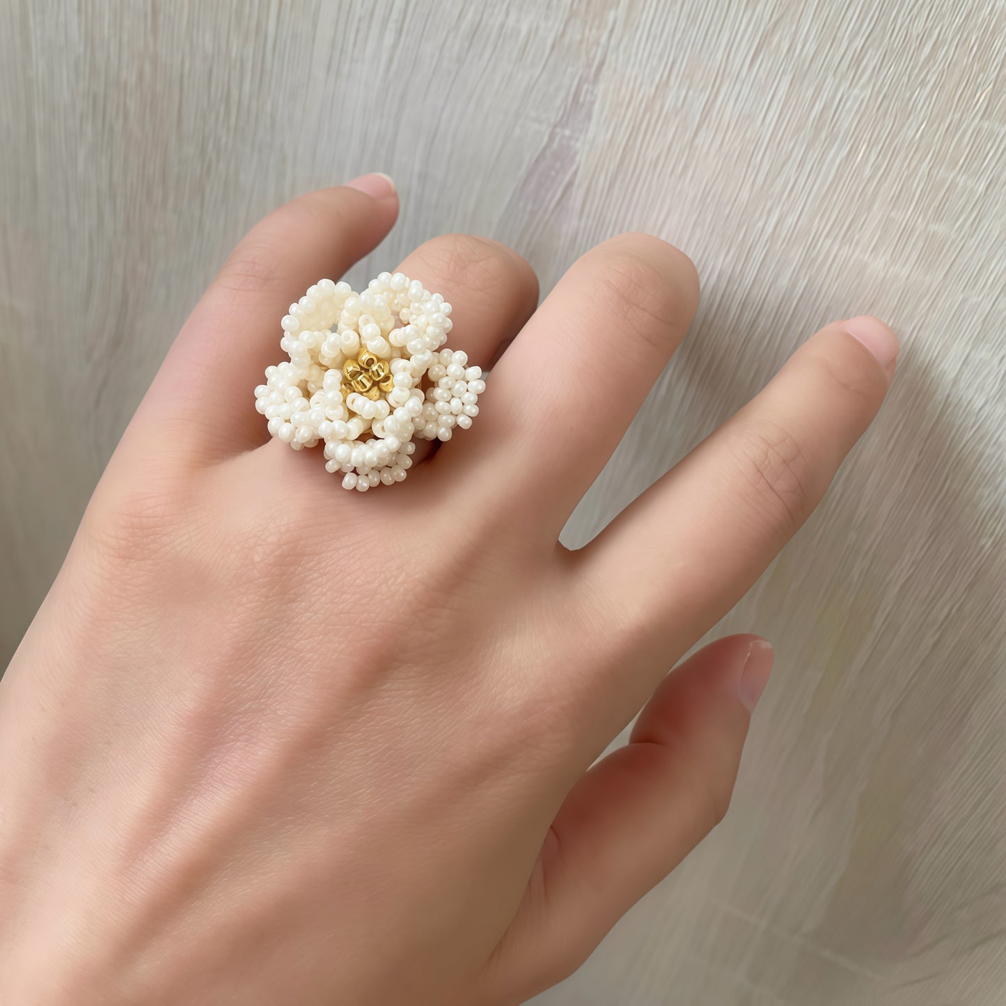 Beaded Blossom Jewelry Collection (Earrings, Ring, Necklace/Bracelet)