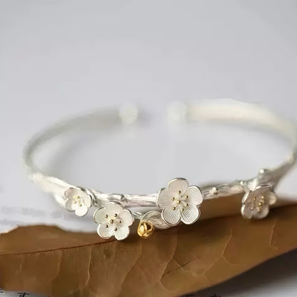 Plum Blossom Branch Bangle