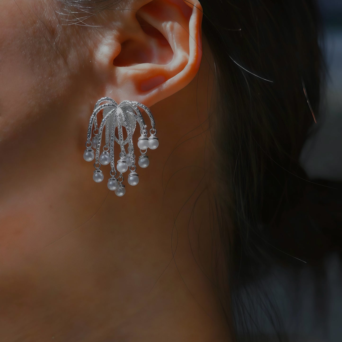 Cascade Pearl Earrings