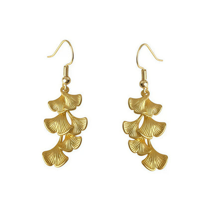 Ginkgo Cascade Earrings