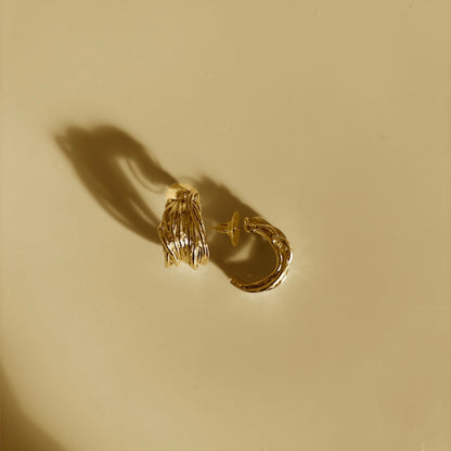 Golden Stumps Earrings
