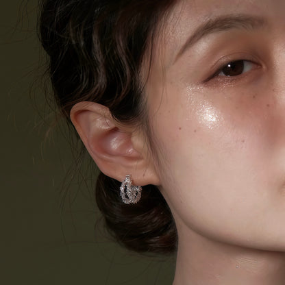 Gilded Bloom Hoops