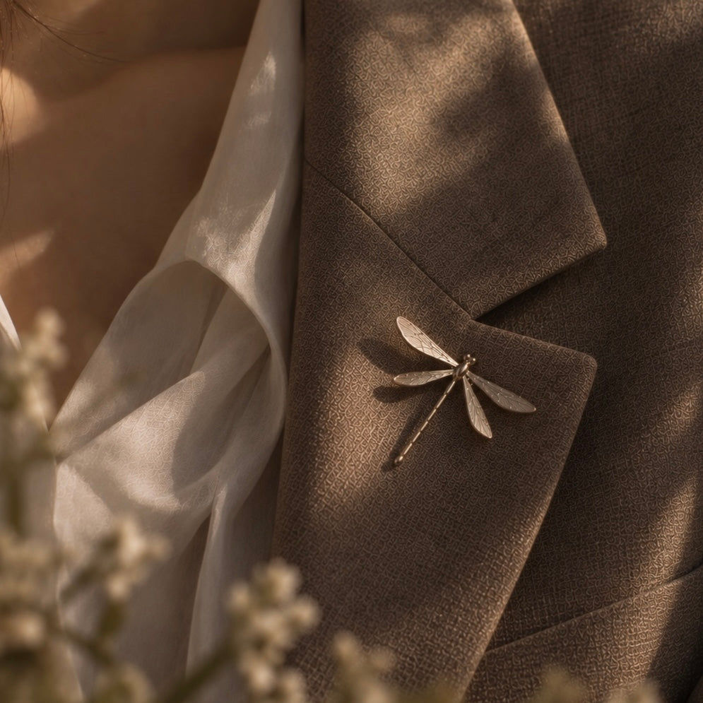 Dragonfly Whisper Brooch