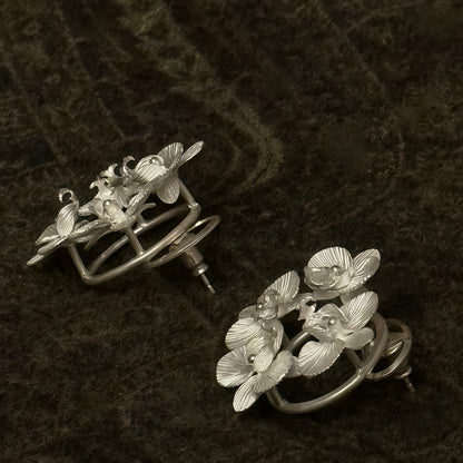 Orchid Halo Earrings