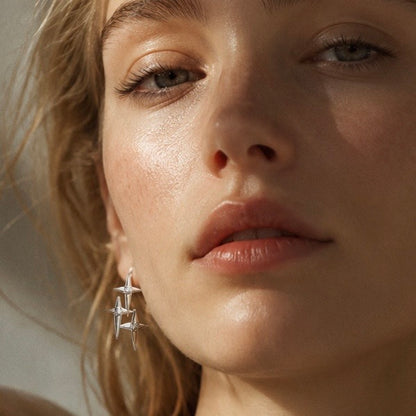 North Star Cluster Earrings
