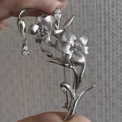 Whispering Lily Brooch