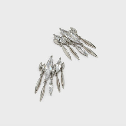 Silver Eclipse Radiance Earrings