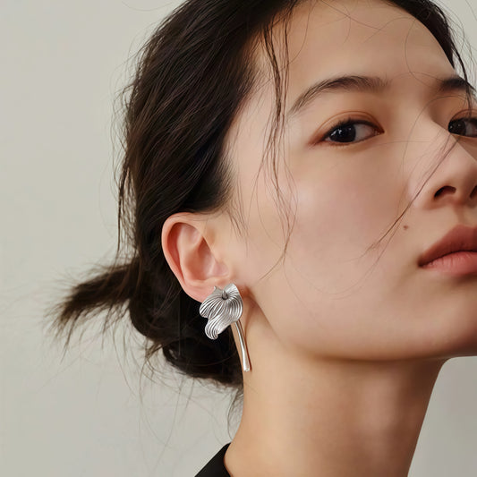 Calla Lily Sculptural Earrings