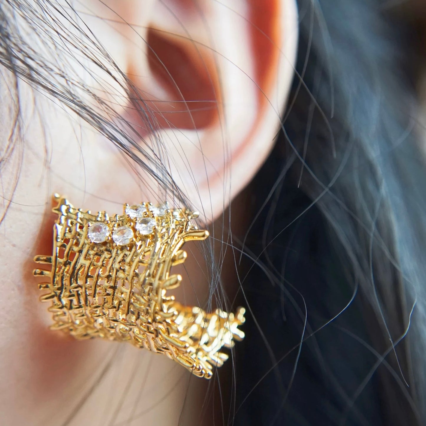 Woven Radiance Earrings