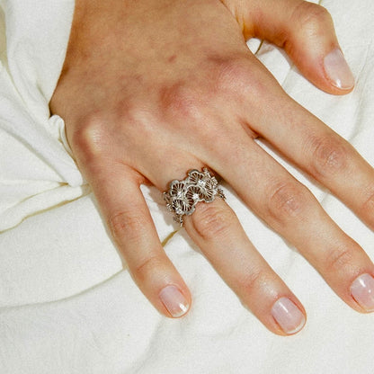 Orchid Veil Ring