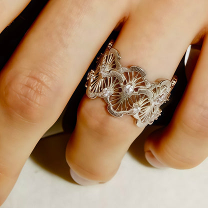 Orchid Veil Ring