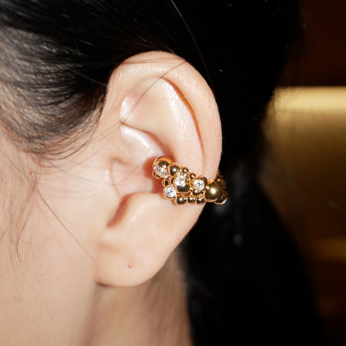 Celestial Cluster Ear Cuff