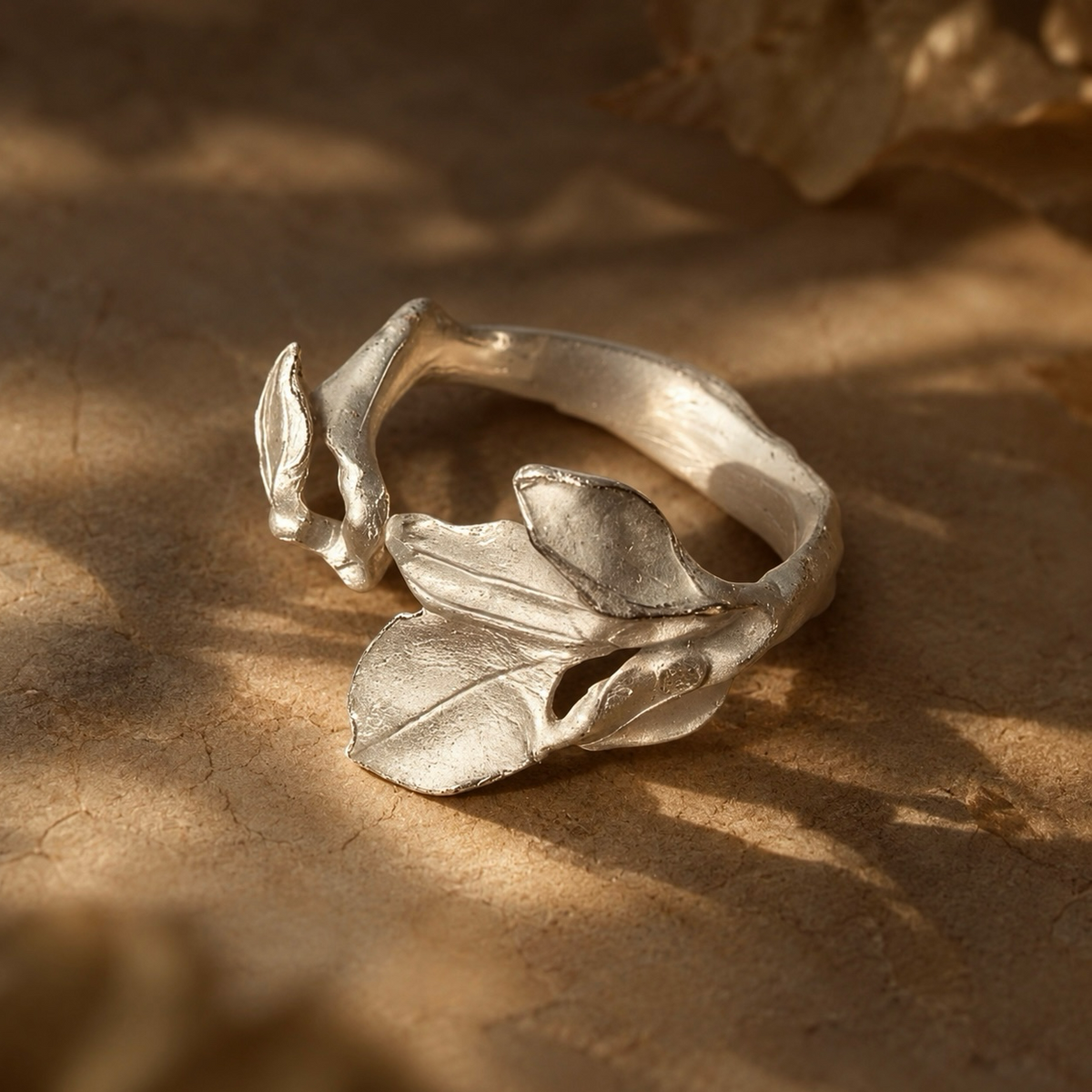Becoming Leaf Ring