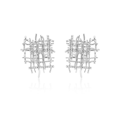 Galactic Lattice Earrings
