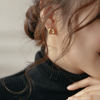 Ethereal Twist Stud Earrings