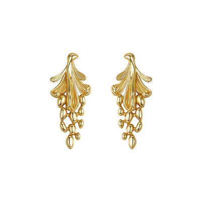 Golden Cascade Earrings