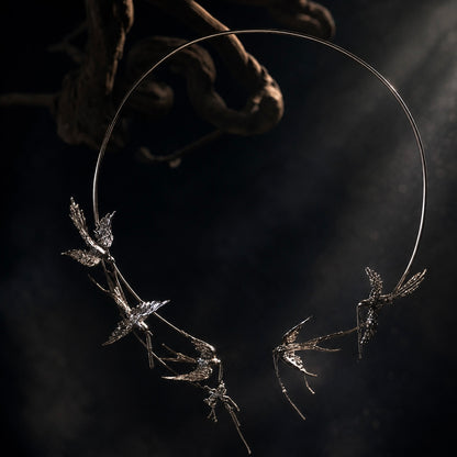 Swallow Constellation Necklace
